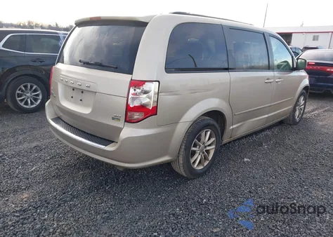 2014 Dodge Grand Caravan Sxt из США, поврежденный, VIN 2C4RDGCG5ER390846